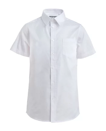 Белая рубашка с коротким рукавом Gulliver(219GSBC2301)