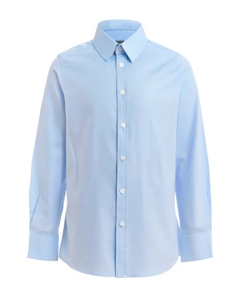 Бело-голубая рубашка Gulliver(219GSBC2314)
